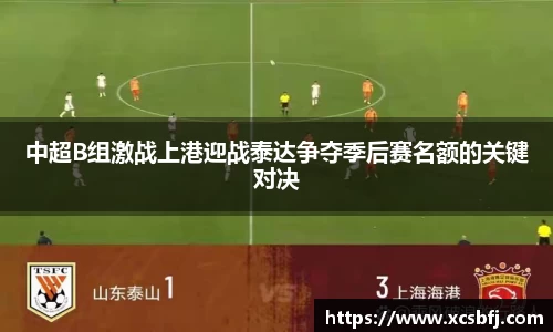 中超B组激战上港迎战泰达争夺季后赛名额的关键对决